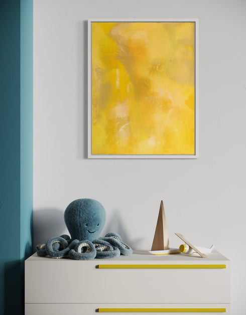 Screaming Yellow Zonker | Framed Giclee Print on Canvas
